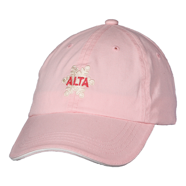 Pink Sandwich Bill Alta Snowflake Cap